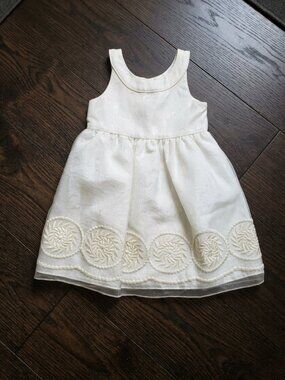 NWT Janie and Jack Savanna Soiree Embroidered Organza Dress Size 2T